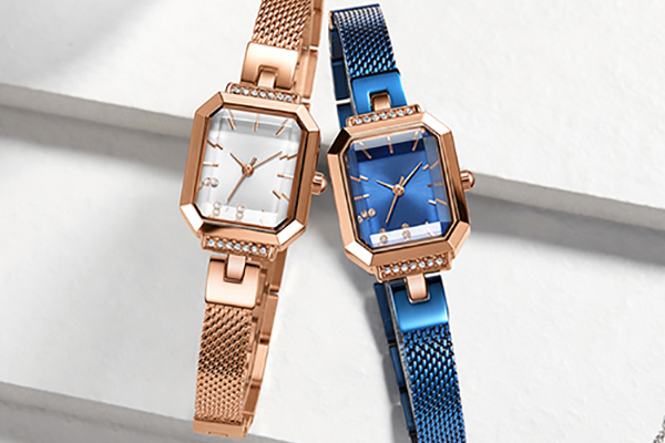 網帶款手表推薦 經典三針石英腕表定制