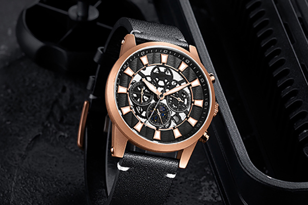 商務運動風暗黑男士風格腕表