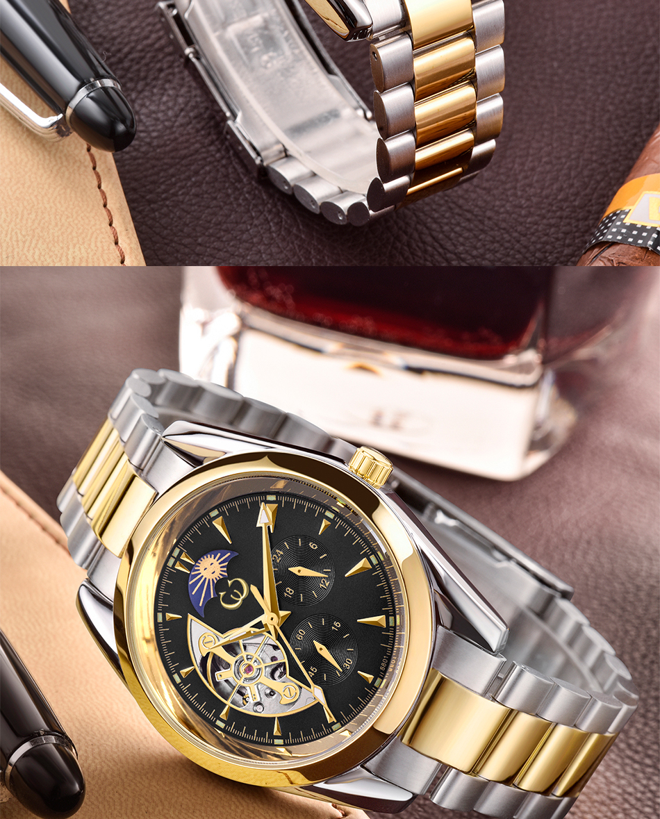 穩達時2020新款全自動機械手表批發現貨資源，可批發供應