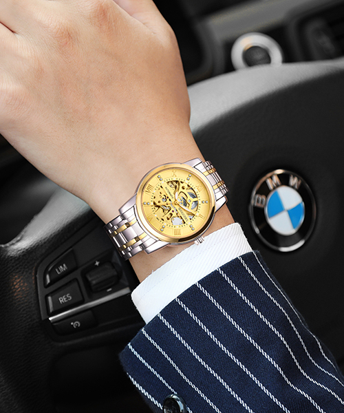 簡約商務(wù)機(jī)械手表廠家直供