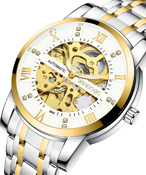 簡約商務(wù)機(jī)械手表廠家直供