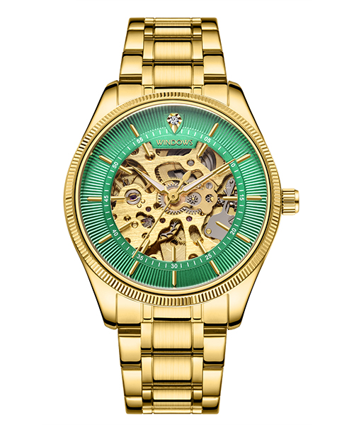 男士機械手表批發創意鏤空設計