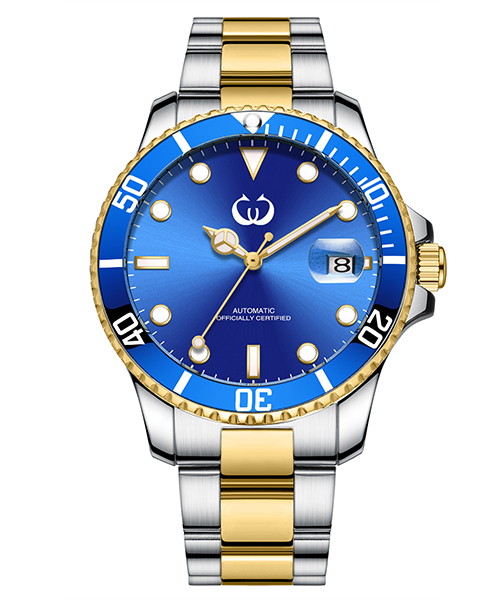 經典間金商務機械手表批發供應