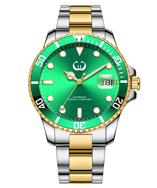 經典間金商務機械手表批發供應