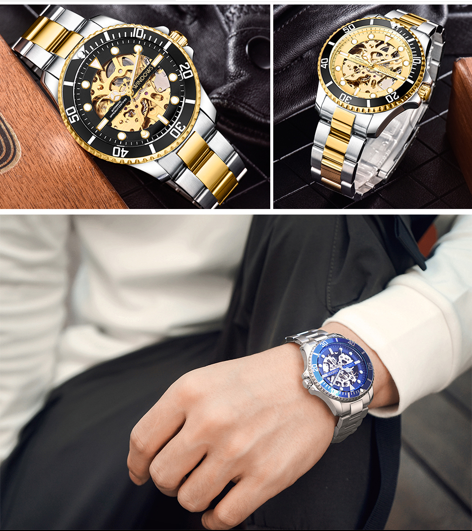 廠家直供鏤空機械手表批發貨源，穩達時三十年老廠品質供應