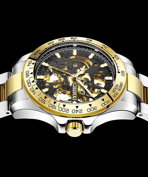 機械表批發款式全鏤空創意設計源頭廠家直供