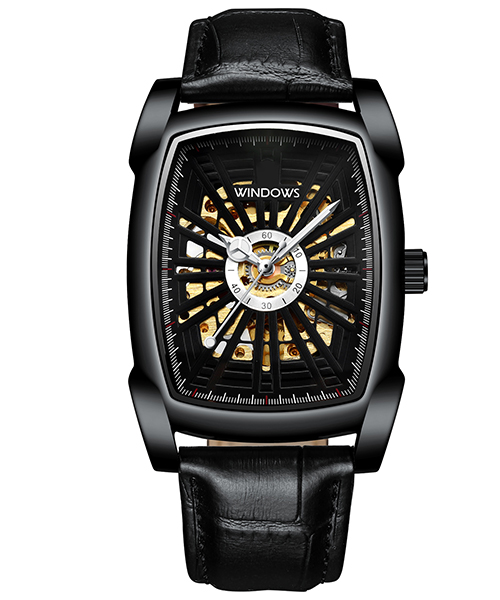 商務(wù)機(jī)械手表廠家方形復(fù)古男士手表款式供應(yīng)