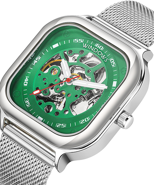 新潮鋼帶款式機(jī)械表批發(fā)供應(yīng)