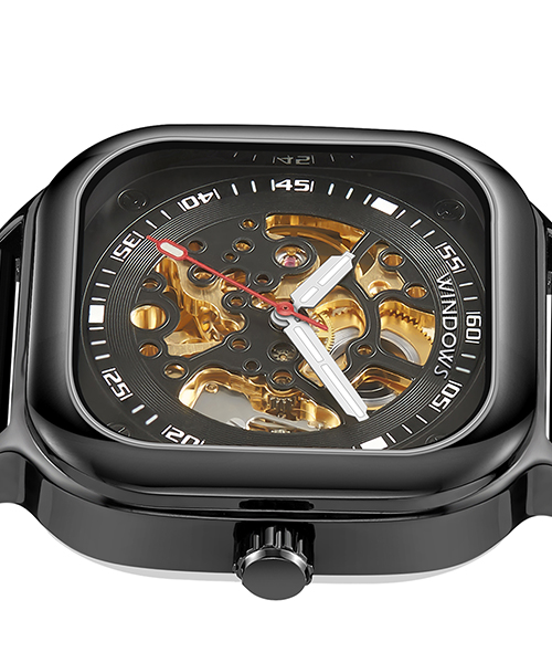 新潮鋼帶款式機(jī)械表批發(fā)供應(yīng)