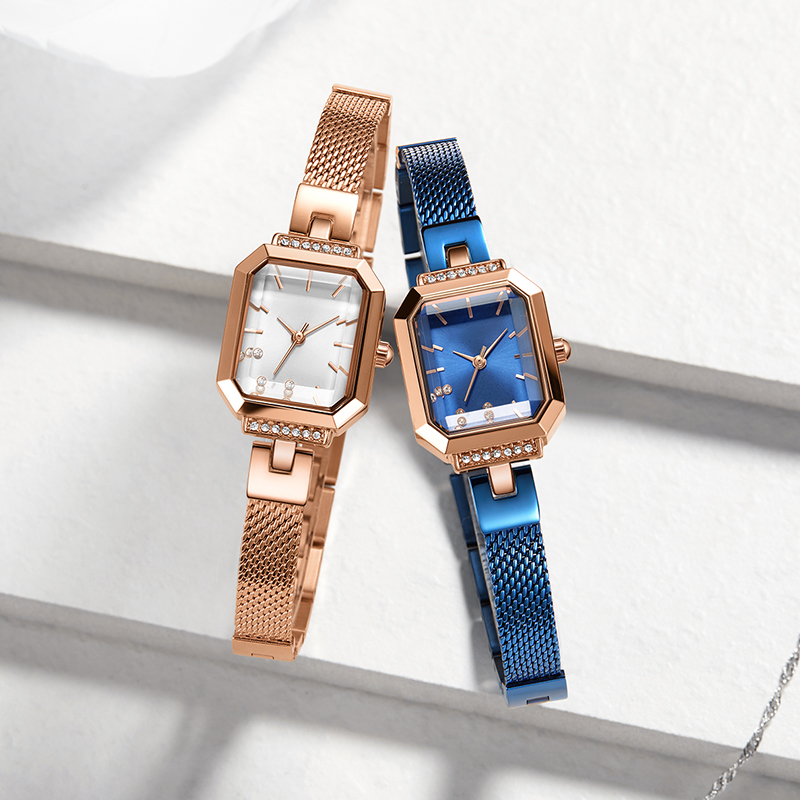 579ins輕奢韓版時尚網(wǎng)帶小巧女士手表廠家2021新款