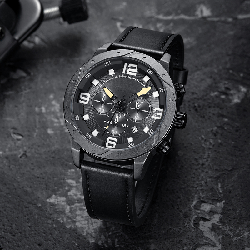 595跨境夜光戶外多功能運(yùn)動(dòng)男士石英手表廠家促銷供應(yīng)