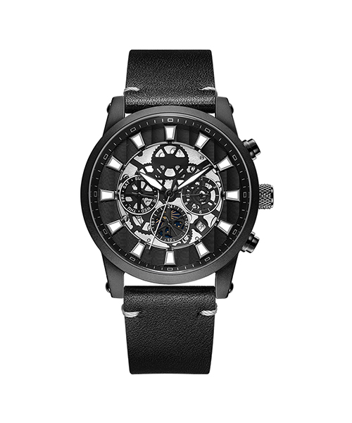 6763歐美潮流時尚方形男士全自動機械手表廠家直供