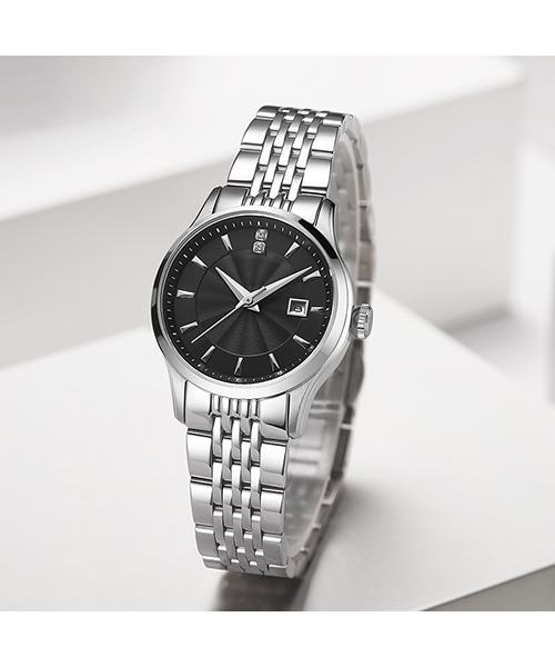 6755爆款鑲鉆商務全自動機械防水女士手表廠家供應