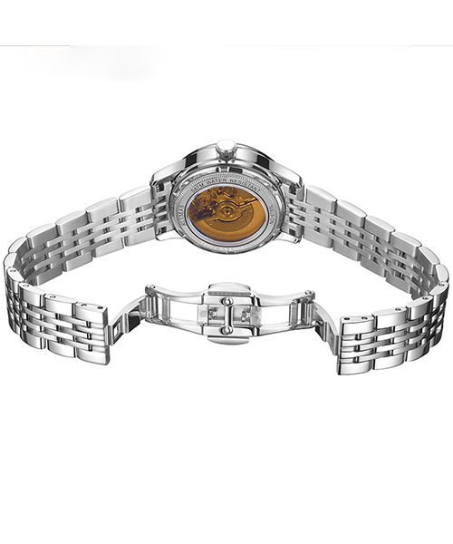 6755爆款鑲鉆商務全自動機械防水女士手表廠家供應