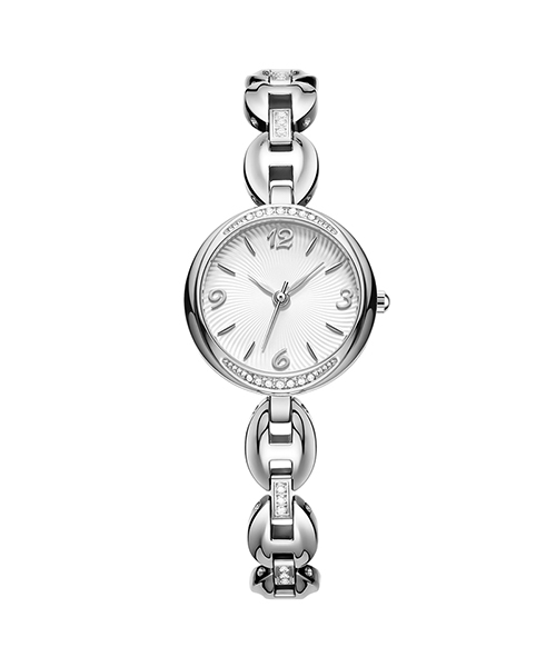 596韓版精致時尚鑲鉆女士手表ins風鋼帶石英手表廠家批發