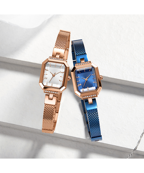 579ins輕奢韓版時(shí)尚網(wǎng)帶小巧女士手表廠家2021新款