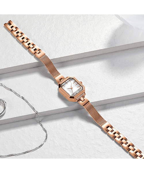 579ins輕奢韓版時(shí)尚網(wǎng)帶小巧女士手表廠家2021新款