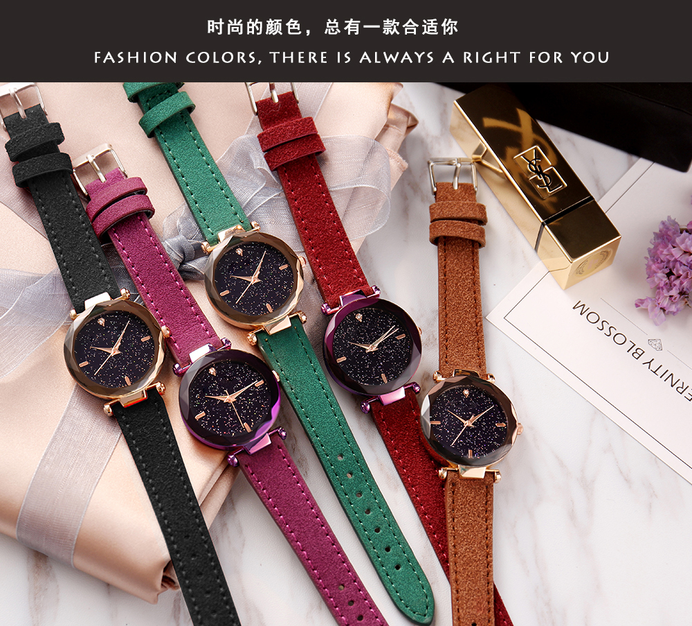 D1新款潮流星空石英手表個(gè)性時(shí)尚鑲鉆女士手表廠家直銷(xiāo)