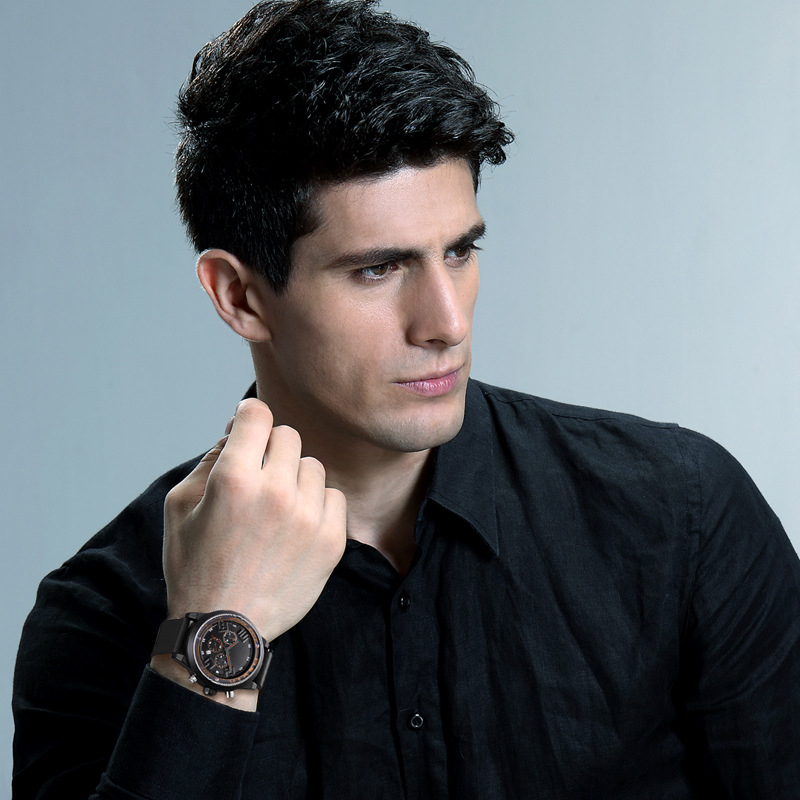 2001硅膠表帶時尚運動夜光日歷大表盤男士石英手表廠家自產供應