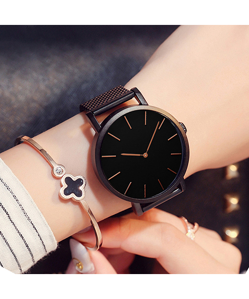 CB36W簡約防水石英網(wǎng)帶手表兩針超薄女士手表廠家一手貨源