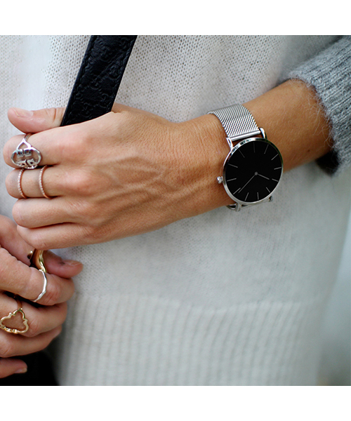 CB36W簡約防水石英網(wǎng)帶手表兩針超薄女士手表廠家一手貨源