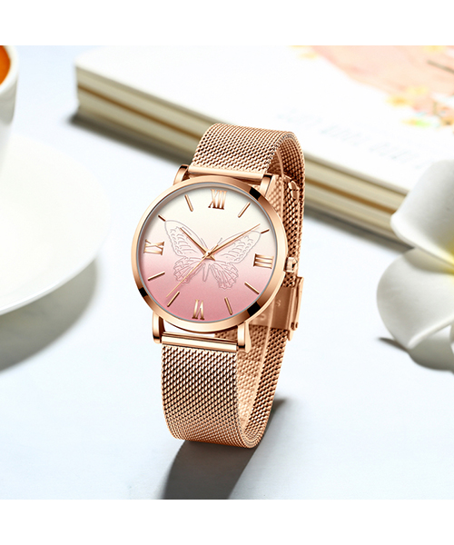 13620英倫小眾ins風(fēng)潮流氣質(zhì)石英網(wǎng)帶女士手表廠家供應(yīng)