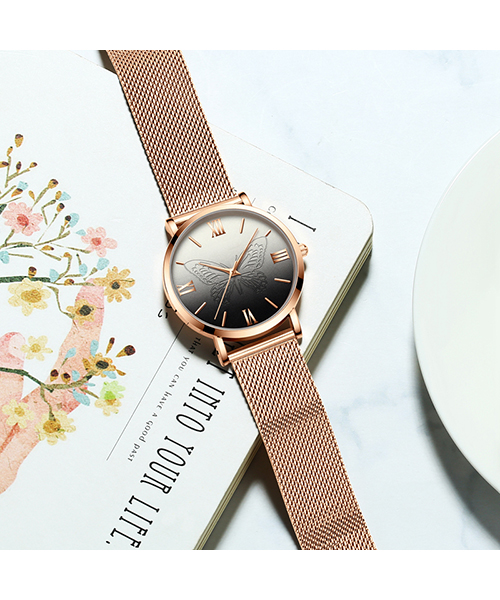 13620英倫小眾ins風(fēng)潮流氣質(zhì)石英網(wǎng)帶女士手表廠家供應(yīng)