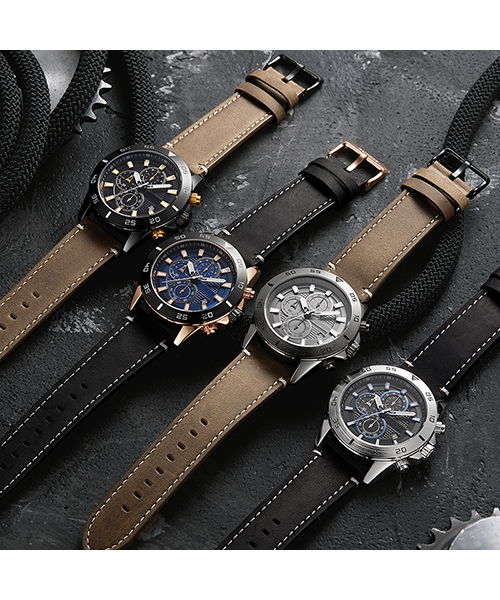 572多功能學生戶外運動腕表時尚夜光男士石英手表廠家熱銷