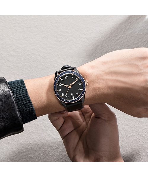 573跨境簡約時尚男士夜光手表多功能日歷石英手表廠家代發(fā)