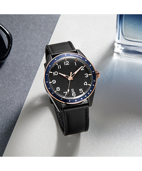 573跨境簡約時尚男士夜光手表多功能日歷石英手表廠家代發(fā)