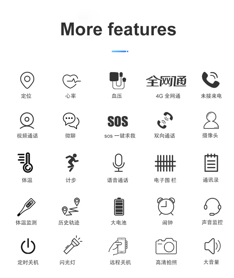 穩(wěn)達(dá)時(shí)H09S高清通話手表智能老年電話腕表廠家熱銷款推薦