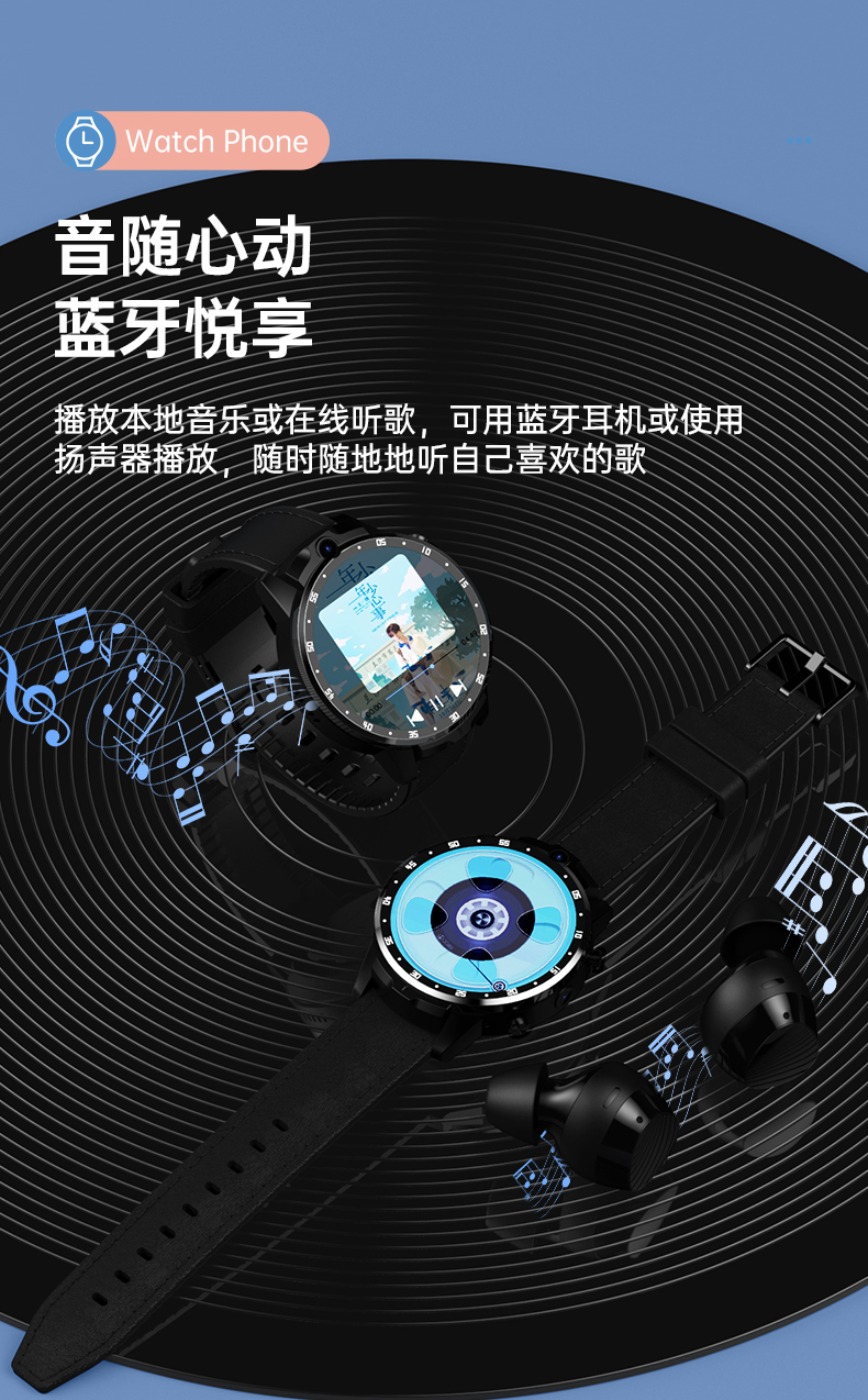 X6000-E全網通4G智能腕表多功能配置守護健康手表廠家直銷